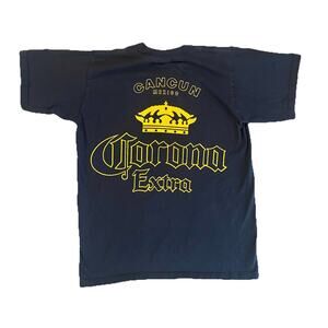 Vintage Corona Extra Cancun Mexico Merch Crown Logo T-Shirt Mens Size (M) Beer‎
